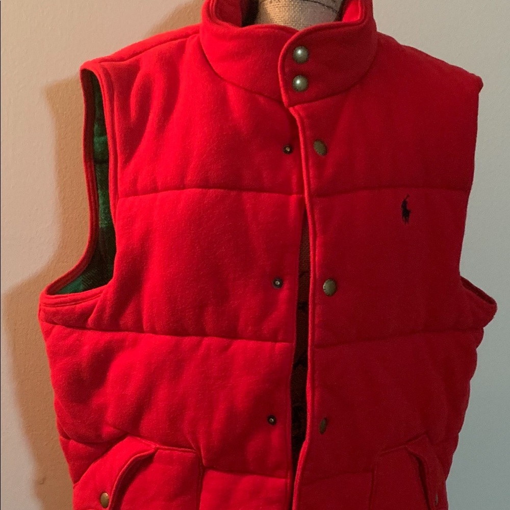 Men’s Red Polo by Ralph Lauren Vest